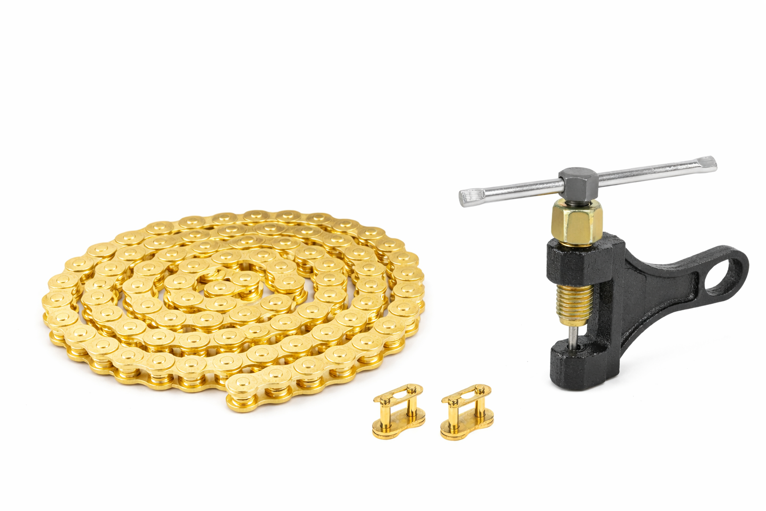Yozma and Tuttio Gold Chain Upgrade – Heavy Duty 420 E-Bike Chain (116 Links)