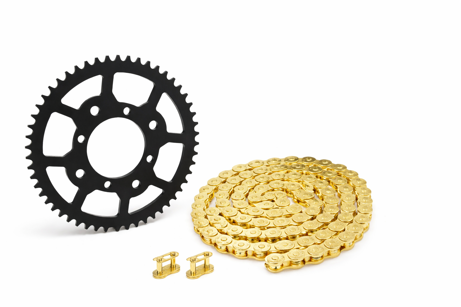 Yozma and Tuttio Gold Chain Upgrade – Heavy Duty 420 E-Bike Chain (116 Links)