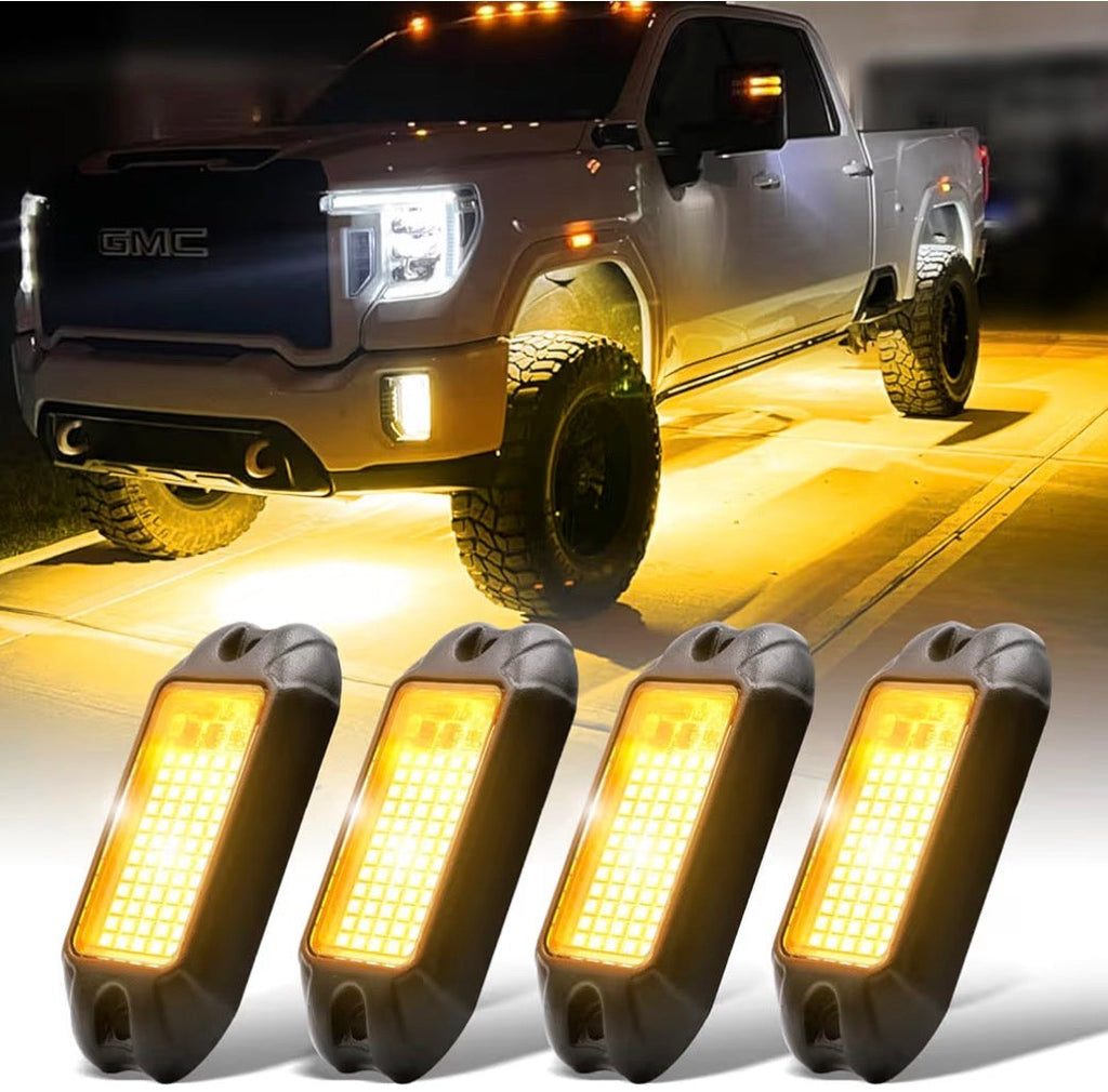 Battery powered rock light