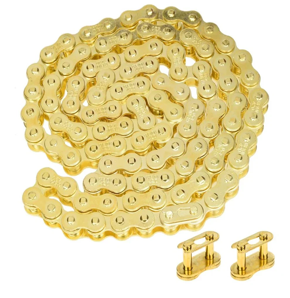 Yozma Gold Chain Upgrade – Heavy Duty 420 E-Bike Chain (116 Links)
